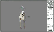 Modelsheet death withprincessplant onhead