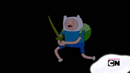 Finn trying to defend against The Lich