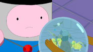 Finn fighting Crystal Ants inside the future crystal