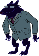 Why-wolf with Glasses and Suit