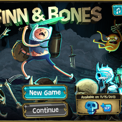 Finn & Bones, Adventure Time RPG Game by Cartoon Network