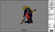 Modelsheet marceline innewoutfit playingaxebass - specialposea