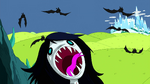 Marceline hissing in the intro.