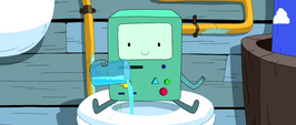 S4e2 BMO "peeing"