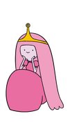 Princess Bubblegum Sitting