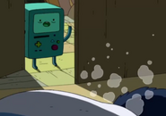 BMO discovers a rat in the drawer