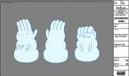 Modelsheet handsnowgolem - openclosed