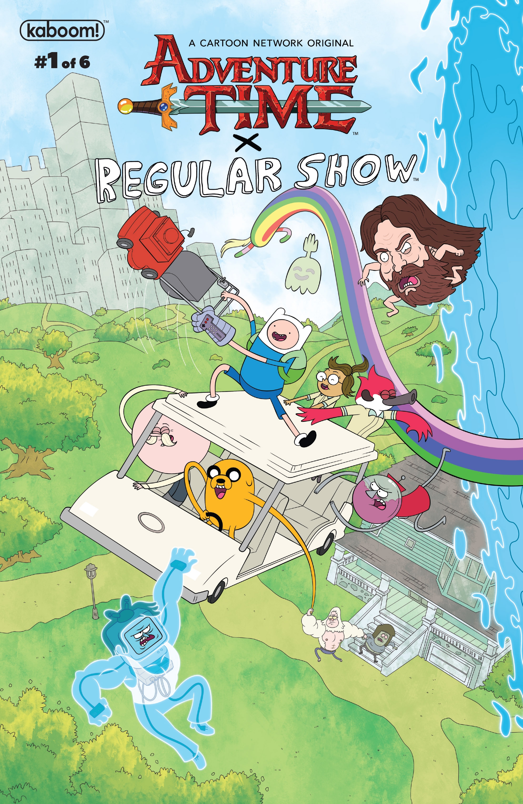 adventure time and regular show comics