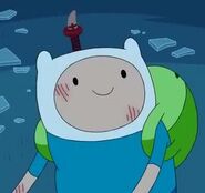 Finn after saving Lumpy Space Princess.