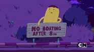 S5e43 no boating sign