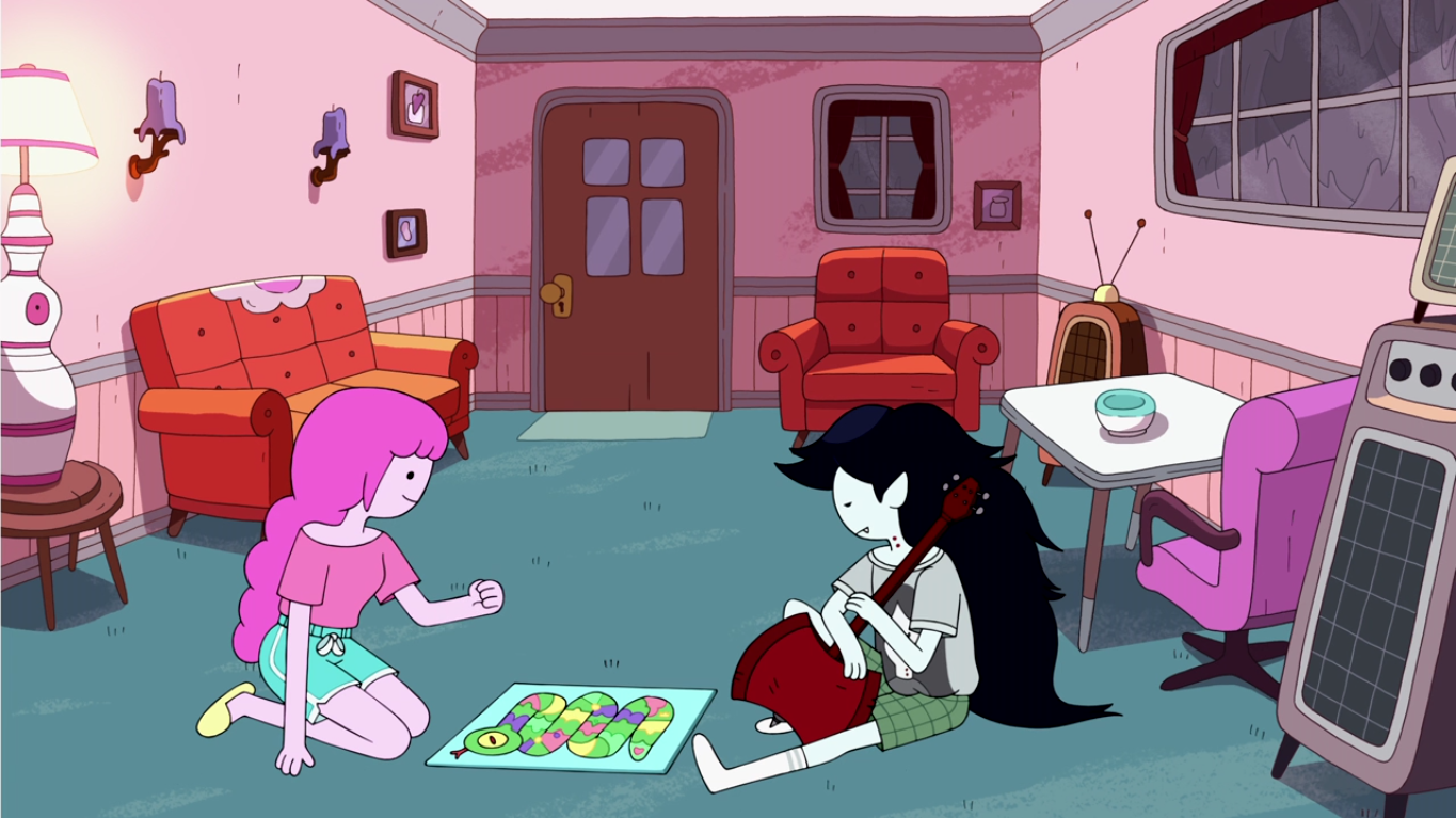 Watch Adventure Time's best Marceline and Bubblegum romance