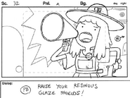 Blenanas storyboard panel