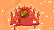 Flower Path.png (1.41 MB) The feast in the Flower Path before Finn and Jake encounter the Fruit Witches