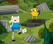 S7e24 Finn and Jake hiking