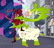 Everplant bristling.