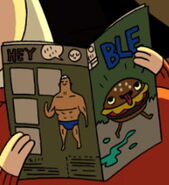 BLE magazine from the end of "Marceline's Closet."