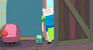 S5 e6 Finn and BMO at Lady's stable door