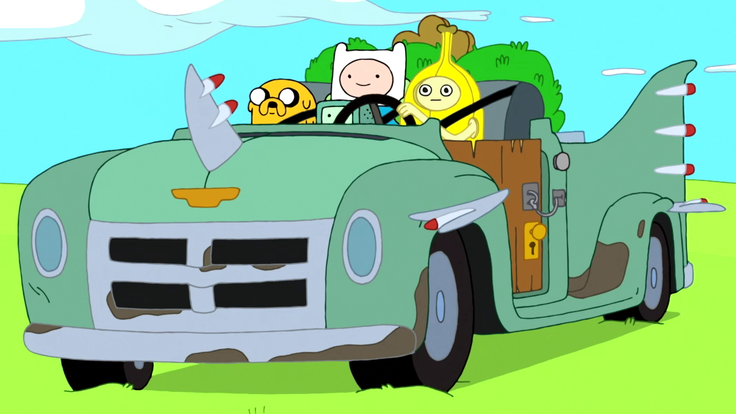 adventure time jake car