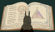 S4e26 Snail silhouetted against Enchiridion.png