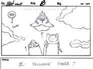 Frog Seasons: Winter storyboard panel