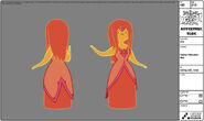 Modelsheet flameprincess - wet1