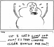 Trouble in Lumpy Space storyboard panel