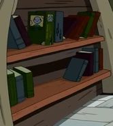 S5e27 Bookshelf.png (199 KB) Dream Journal on bookshelf