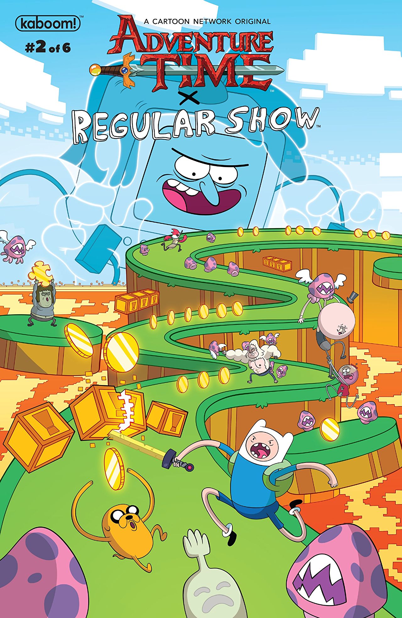 adventure time and regular show comics