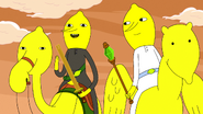 Lemongrab and the Lemongrab Clone, happy as can be