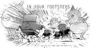 Promotional art for "In Your Footsteps"