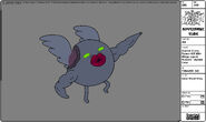 Modelsheet-Zombie Candy Person -35 with Wings, Lips & Muscles - Special Coloring