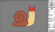 Modelsheet snail - withbathingcap