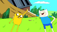 S4e2 Finn and Jake high-five