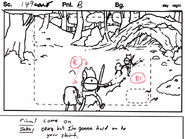 Marceline The Vampire Queen storyboard panel