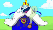 Ice King revealing his witching eye and ghost pouch