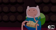 S3e10 Finn with raw noodles