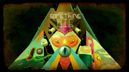 The title card for "Something Big" with a green snake in the lower left.