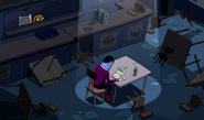 The diner where Marceline's dad ate her fries