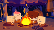 S7e22 marshmallow kids campfire