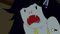 Marceline hissing in "Sky Witch"