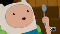 S5e38 Finn with spoon