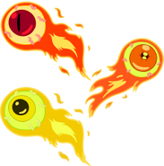 Flaming eyeballs