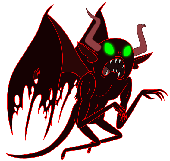 Demon dragon from hell named Darrel - AI Generated Artwork