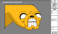 Modelsheet Jake's face