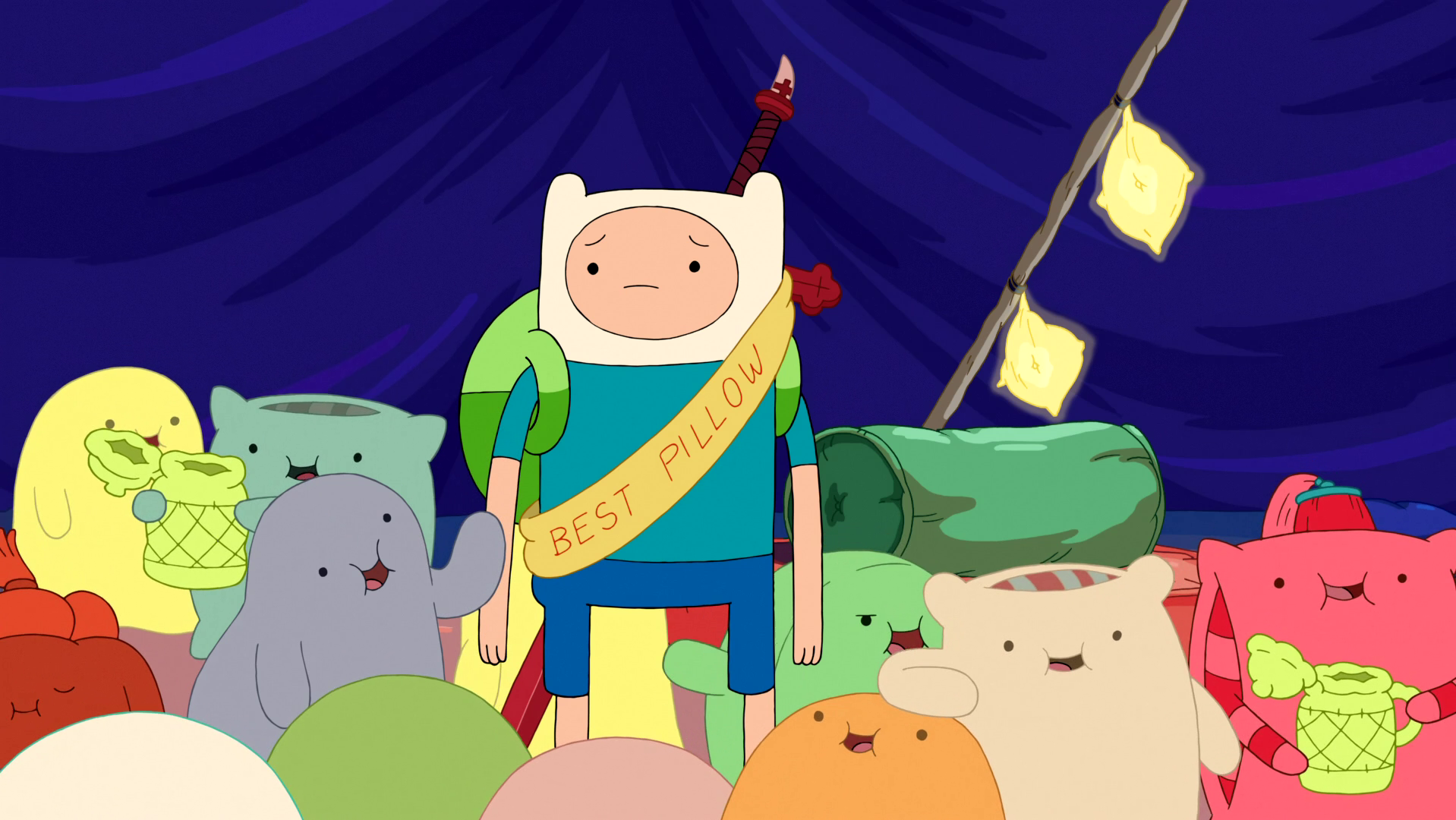 adventure time finn pillow world