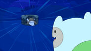 Finn running to The Old Well