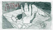 Crossover alternate title card by writer and storyboard artist Sam Alden