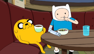 S9e2 Finn and Jake eating