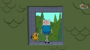 S5 e36 Finn and Jake inside the train car