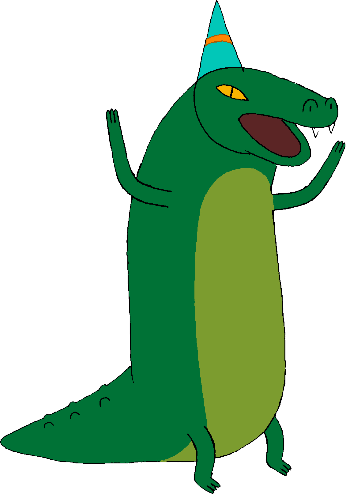 Crocodile With Party Hat Adventure Time Wiki Fandom